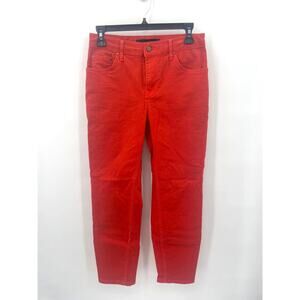 Boden Denim Slim Straight Rust Orange Colored Jeans // 6R